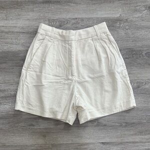 Women's Cream Shorts